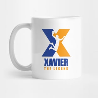 Xavier Custom Player Basketball Your Name The Legend T-Shirt Mug